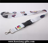 hot sale printed logo 2*90cm custom polyester lanyard with safety buckle