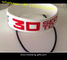 Punhos/braceletes de borracha feitos sob encomenda relativos à promoção do silicone do logotipo 180*12*2mm fornecedor