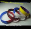 Punho/braceletes baratos feitos sob encomenda relativos à promoção do silicone da forma de Debossed fornecedor