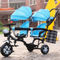 triciclo do carrinho de criança de bebê dos gêmeos para o triciclo do portador de bebê das crianças para a bicicleta do triciclo do bebê das crianças com assento dois fornecedor