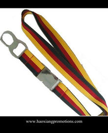 High Quality Custom silk-screen printing mix colorful Woven Polyester Lanyard