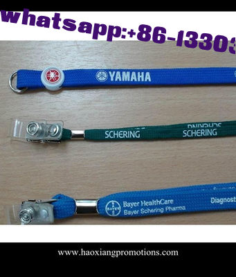 Hot sale blue color custom 1.5*100cm sublimation printed polyester lanyard