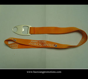 China Wholesale Cheap orange 20*900mm Custom  Silkscreen logo Polyester Lanyard