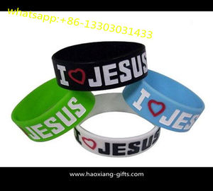 custom logo size design cheap promotional items silicone wristbands/bracelet