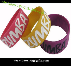 Flag design silicone bracelet baseball football running  rubber wristband