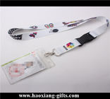 Custom printing your logo 20*900mm any color polyester lanyard with id card