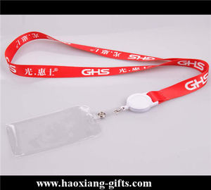 fashion custom design heat transfer printing logo 20*900mm woven mobile lanyard