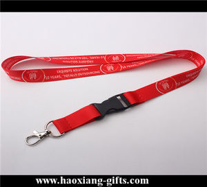 fashion custom design heat transfer printing logo 20*900mm woven mobile lanyard
