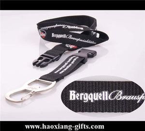 Factory OEM 20*900mm custom printed logo lanyard with breakaway buckle