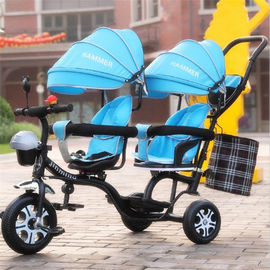 twins Baby Stroller Tricycle For Kids Baby Carrier Tricycle For Children Baby Tricycle Bike With two seat