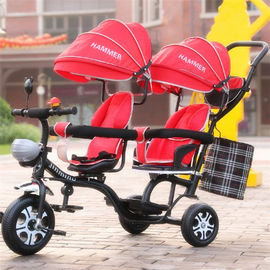 twins Baby Stroller Tricycle For Kids Baby Carrier Tricycle For Children Baby Tricycle Bike With two seat