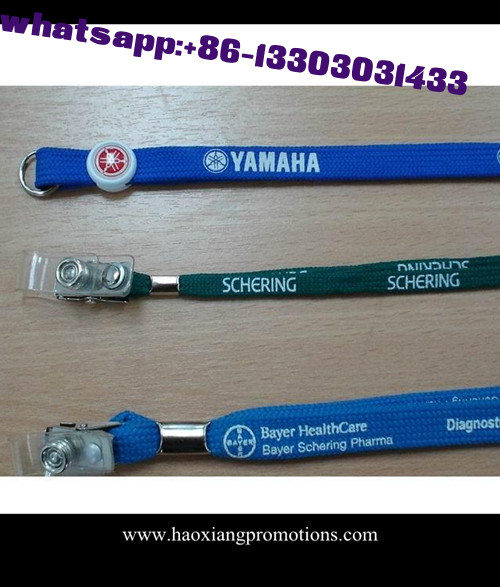 Hot sale blue color custom 1.5*100cm sublimation printed polyester lanyard