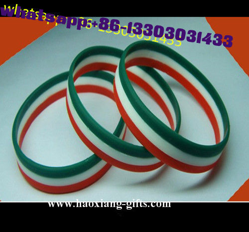 Jewelry type Main Material and Bangles silicone Bracelets colorful logo